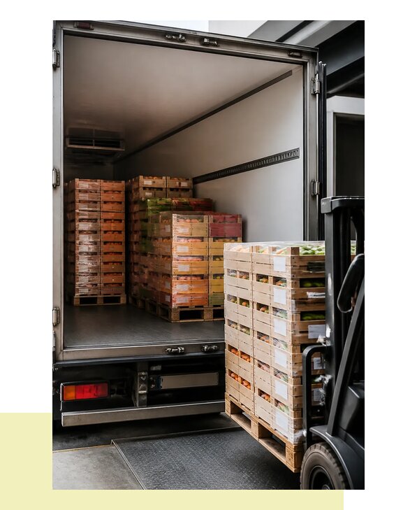 Перевозка сельхозпродукции на паллетах с доставкой в Владимира