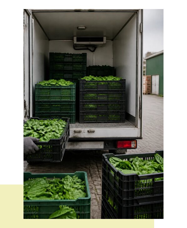 Перевозка шпината в Владимира с сохранением свежести продукции